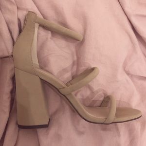 BCBGeneration Tan Heels